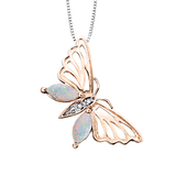 "PAPILLON" OPAL BUTTERFLY PENDANT