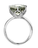 "GAMELLA" GREEN AMETHYST RING