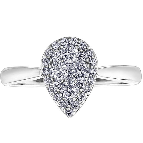 "PHARRA" DIAMOND HALO RING