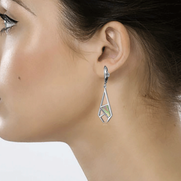 "CHARISMA" ELLE™ MOTHER OF PEARL EARRINGS