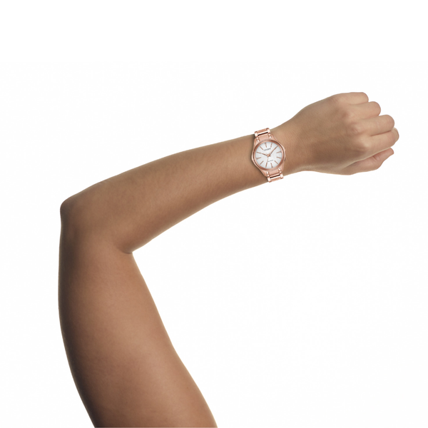 "MODENA" LADIES ROSE TONE ECO-DRIVE
