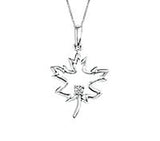 Fire & Ice™ Canadian Maple Leaf Pendant