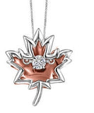 Fire & Ice™ Dancing Maple Leaf  Pendant