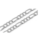 STERLING SILVER FIGARO CHAIN