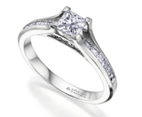 "PRECILLA" MAPLE LEAF CANADIAN DIAMOND RING