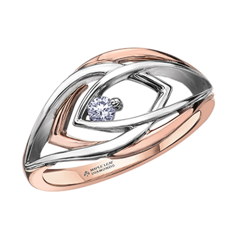 "AURA" Maple Leaf™ Canadian Diamond Ring