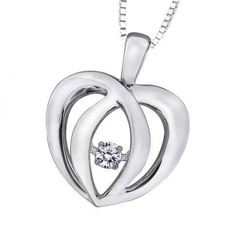 "ABILGAIL" DIAMOND HEART PULSE™ PENDANT