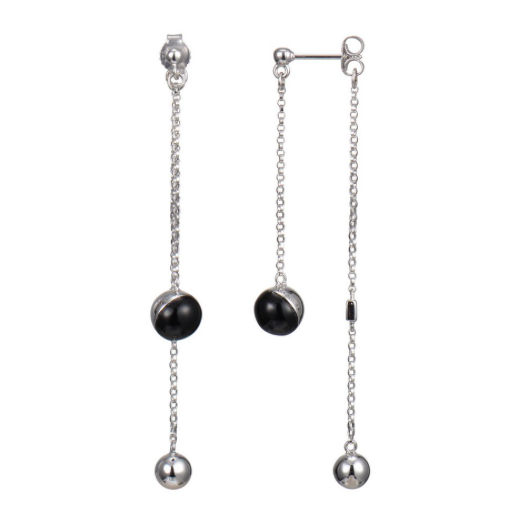 ELLE™ DOUBLE  DROP AGATE EARRINGS