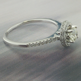 "MIA" DIAMOND HALO RING