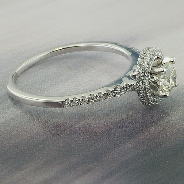 "MIA" DIAMOND HALO RING